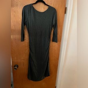 Athleta Jersey knit bodycon midi dress S